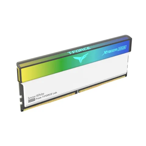 رم تیم گروپ T-Force Xtreem RGB 32GB (2x16GB) 6400MHz CL32 White DDR5 - تصویر ۲