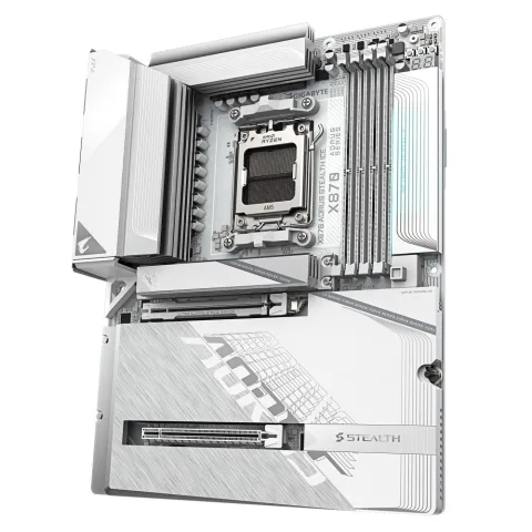 مادبرد گیگابایت GIGABYTE X870 AORUS STEALTH ICE WIFI DDR5 - تصویر ۴
