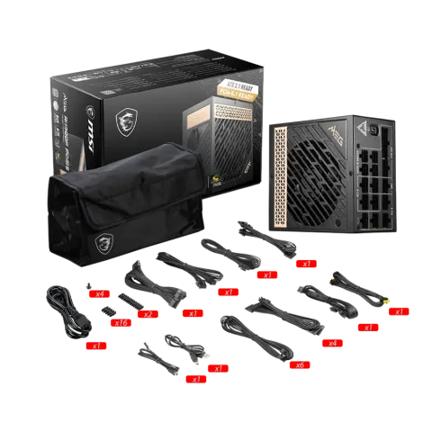 پاور ام اس آی MSI MEG Ai1300P 80 Plus Platinum توان 1300 وات - تصویر ۵