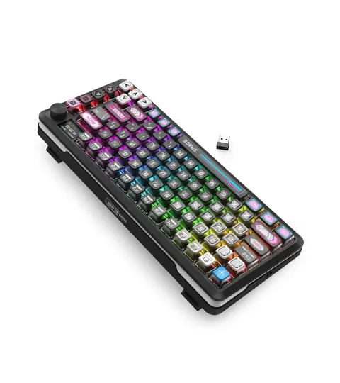 کیبورد ردراگون REDRAGON K708 MC FLEKACT PRO GRADIENT WIRELESS LCD - تصویر ۴