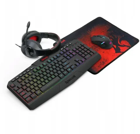 باندل موس و کیبورد و هدست و موس پد REDRAGON S101-BA3 (KB + M + HS) - تصویر ۲