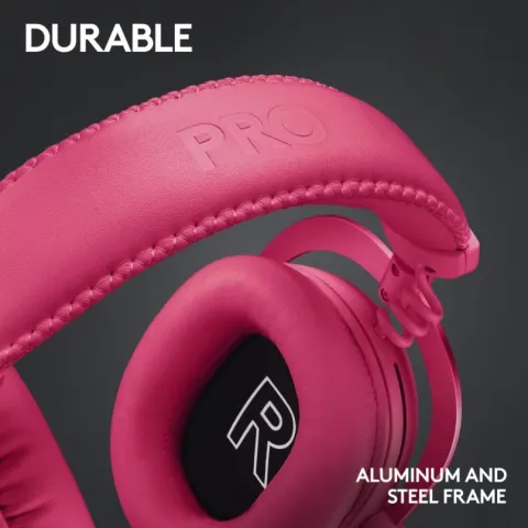 هدست بی سیم لاجیتک مدل G PRO X LIGHTSPEED 2 PINK - تصویر ۸