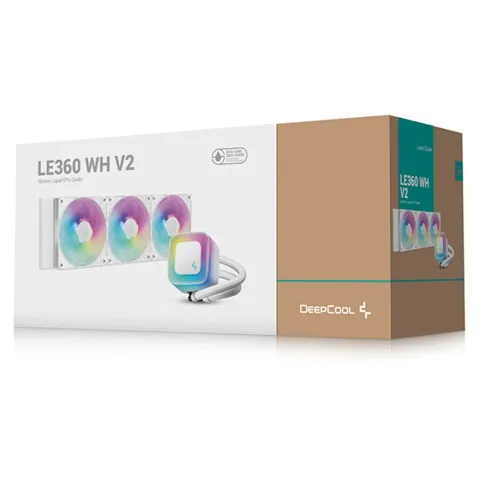 خنک کننده پردازنده دیپ کول DEEPCOOL INFINITY LE360 V2 WHITE - تصویر ۲