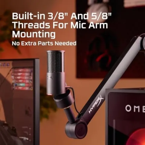 میکروفون هایپرایکس Microphone HyperX Solocast 2 Black - تصویر ۲