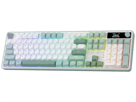 کیبورد ردراگون WYVERN LCD Pro K761WG RGB - تصویر ۳