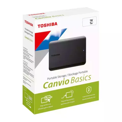 هارداکسترنال توشیبا HDD EXTERNAL TOSHIBA CANVIO BASICS 4TB BLACK - تصویر ۱۰