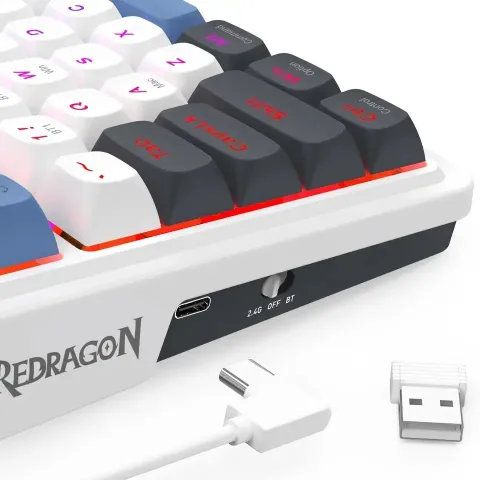 کیبورد ردراگون مدل REDRAGON GALATIN PRO K719WGB RGB - تصویر ۳