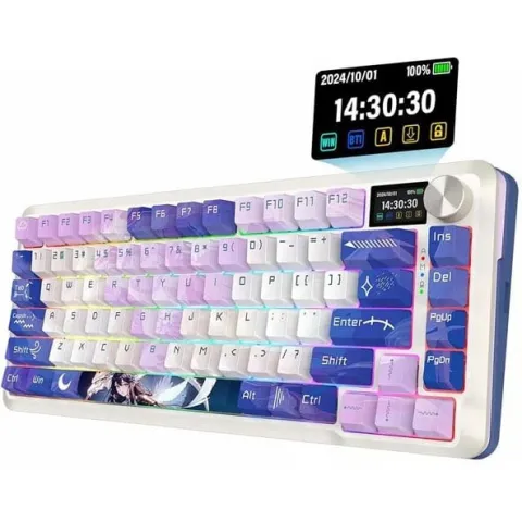 کیبورد ردراگون REDRAGON K708AK PRO FLEKACT WIRELESS LCD DISPLAY - تصویر ۳