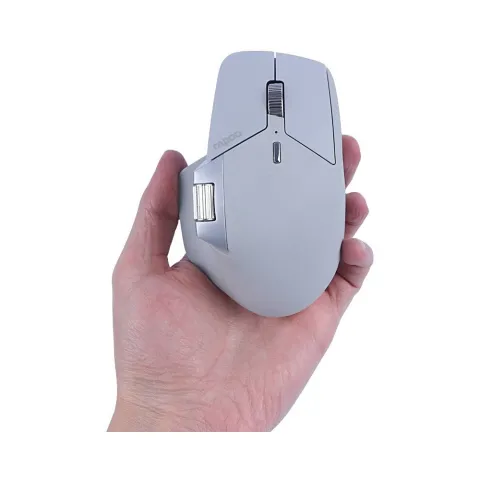 ماوس بی سیم رپو RAPOO MT760M GRAY WHITE - تصویر ۶