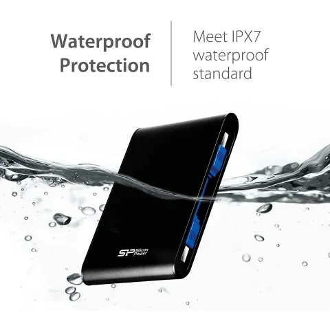 هارد اکسترنال سیلیکون پاور Silicon Power Armor A80 1TB USB 3.2 GEN 1 BLACK - تصویر ۵