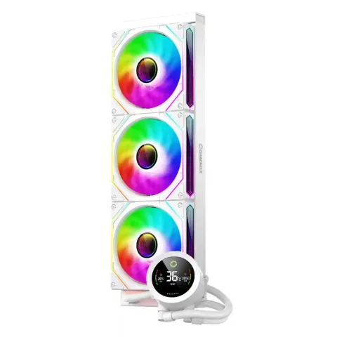خنک کننده مایع پردازنده گیم مکس GAMEMAX ICEBURG DIGITAL 360 WHITE - تصویر ۲