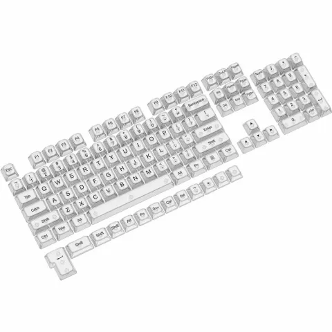 کی کپ کیبورد مکانیکال ردراگون REDRAGON KEY CAP A137 CRYSTAL WHITE - تصویر ۴
