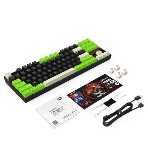 کیبورد مکانیکال گیمینگ ردراگون REDRAGON KUMARA RT K552 BGC-M RGB - تصویر ۳