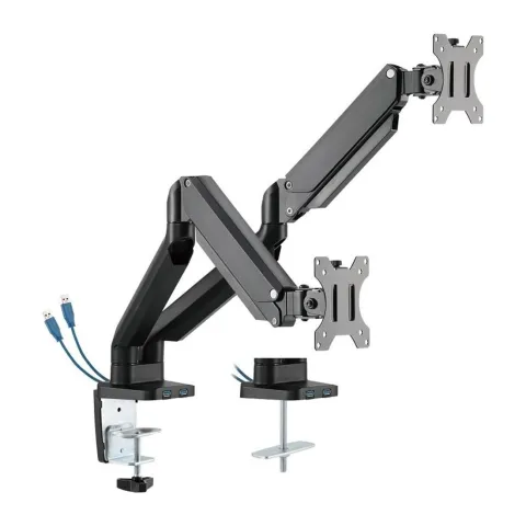 پایه نگهدارنده مانیتور تویستد مایندز Twisted Minds Dual Monitor Slim Mechanical Black - تصویر ۲