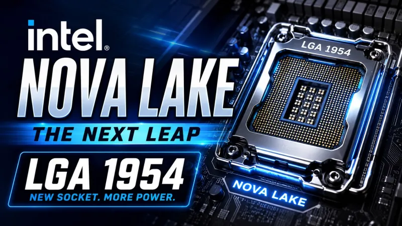 پردازنده‌های Nova Lake اینتل چه زمانی عرضه می‌شوند؟