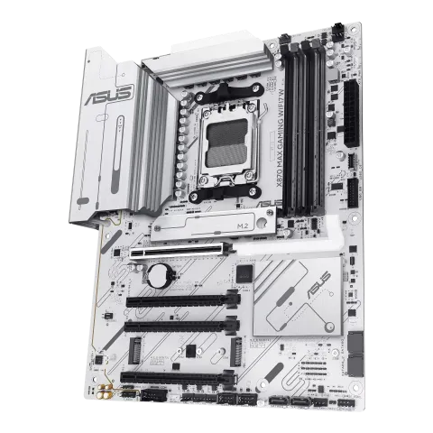 مادربرد ایسوس ASUS X870-MAX GAMING WIFI 7 WHITE - تصویر ۳