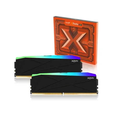 رم وی کالر V-COLOR MANTA XFINITY RGB 2*16=32GB 6000MT/s CL36 EXPO - تصویر ۲