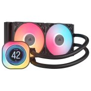 CORSAIR ICUE LINK TITAN 240 RX LCD RGB BLACK